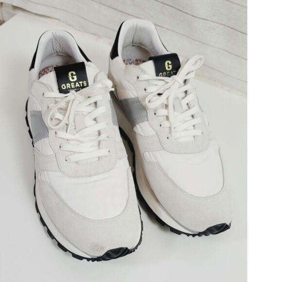 GREATS THE GREENPOINT RUNNER SNEAKERS, SZ 12